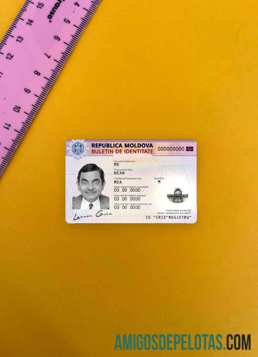 Moldova ID olhar de foto frente modelo